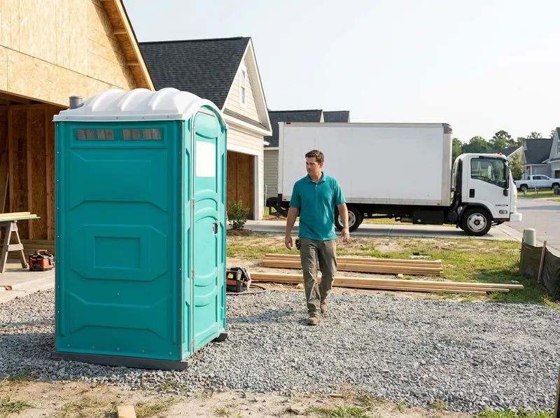 Construction Site Portable Toilets in Wilmington, NC